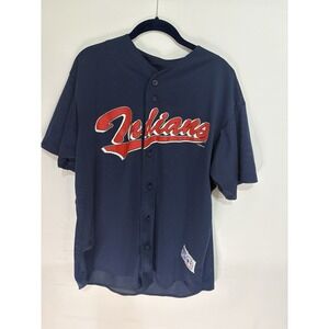 True-Fan Sportswear Cleveland Indians Mesh Jersey XL Jim Thome #25 Navy Blue